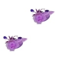 thumbnail image 3 of Maytalsory Vintage Reversible Women Fascinator Hat Channel Inner Classic Beauty purple 2Set, 3 of 6
