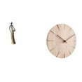 thumbnail image 1 of Figura africana de escritorio, estatua de mujer tribal, reloj de pared redondo de madera maciza y resina única, ideal para sala de estar u oficina, 1 of 8