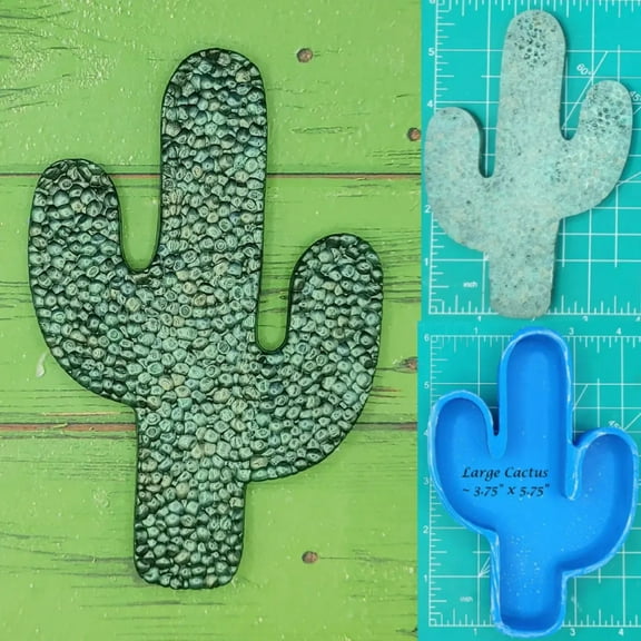 Cactus - large/thick - silicone freshie mold