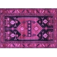thumbnail image 1 of Ahgly Company Indoor Rectangle Persian Purple Traditional Area Rugs, 7' x 10', 1 of 4