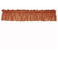 thumbnail image 2 of pintuck taffeta window valance 52 wide orange, 2 of 2
