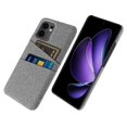 thumbnail image 1 of For Oppo Reno13 F 5G Case Cloth + Hard PC Phone Cover with Dual Card Slots -, 1 of 5