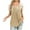 Khaki, variant on Drses Womens Summer Tops Women Fashion Casual Short Sleeve Loose T-Shirt Blouse Tops Womens Tops