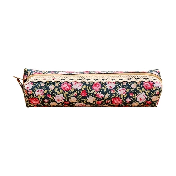 Colorful Pencil Pouch Makeup Brush Storage Bag Organizer Portable Zipper Holder For Home Office And Daily Supplies