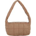 thumbnail image 1 of LinYooLi Quilted Tote Bags for Women Lightweight Quilted Padding Shoulder Bag Down Cotton Padded Large Tote Bags Lattice, 1 of 6