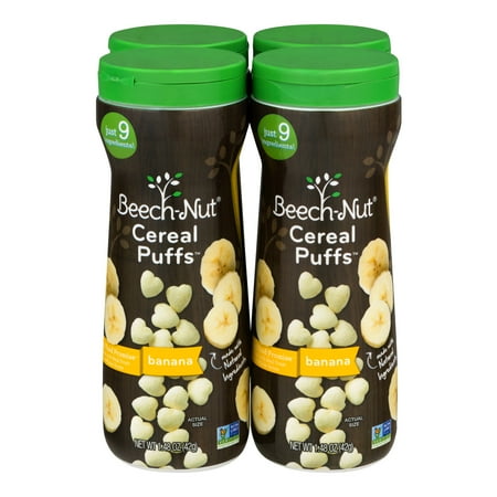 Beech-Nut Cereal Puffs Banana - 4 CT1.48 OZ