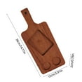 thumbnail image 3 of Natural Wood Serving Tray Set, 1-Piece Rectangular and Square Wooden Platters for Fruit, Appetizers, Snacks, Jewelry Display, and Kitchen Decor, 3 of 6