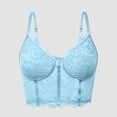thumbnail image 3 of SNKSDGM Female Womens Tank Tops Dressy Casual Spaghetti Strap Tank Top with Built in Bra Crop Women Sexy Lace Sleeve French High End Design Sense Short Style Top L, 3 of 5