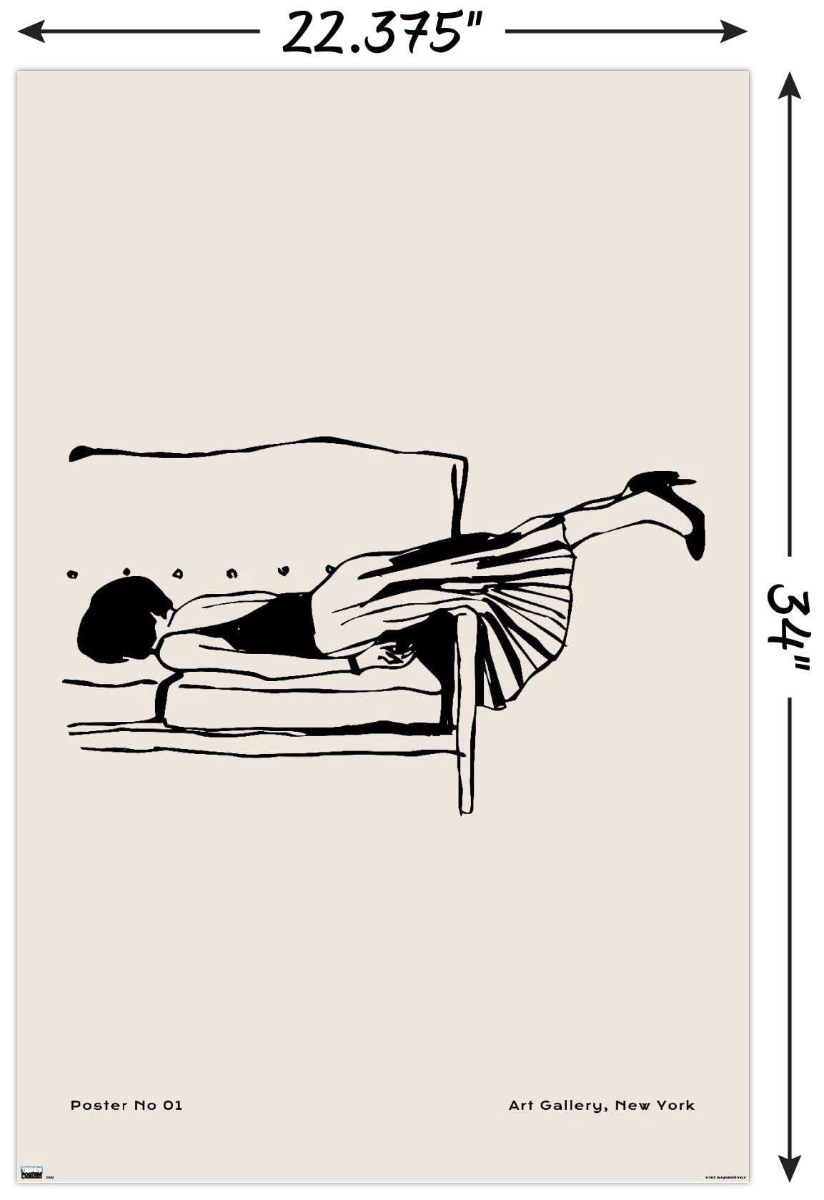 Rough Day No 01 Wall Poster, 22.375" x 34"