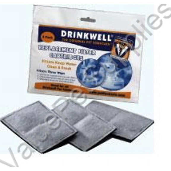 Drinkwell 3pk Pet Fountain Replacement Filters