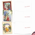 thumbnail image 3 of 20 Merry Christmas Note Cards Pack (10 Designs, 2 Each) - Vintage Wise Men (4" x 5.12") AM8845XSG-B2x10, 3 of 6
