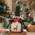 thumbnail image 1 of Handheld Christmas Eve Apples Gift Box Portable Canvas Christmas Gift Apples Candy Drawstring Bag for Christmas New Year Party, 1 of 4