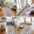 thumbnail image 5 of YOUFORTONG 2'x10' Washable Runner Rug,Non Slip Vintage Hallway Rug,Soft Indoor Floor Mat for Kitchen Entryway Bathroom Living Room Bedroom Farmhouse Carpet,Brick, 5 of 5