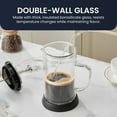 thumbnail image 4 of Elite Cuisine FP5213 4 Cup French Press Glass Coffee Maker, 4 of 5