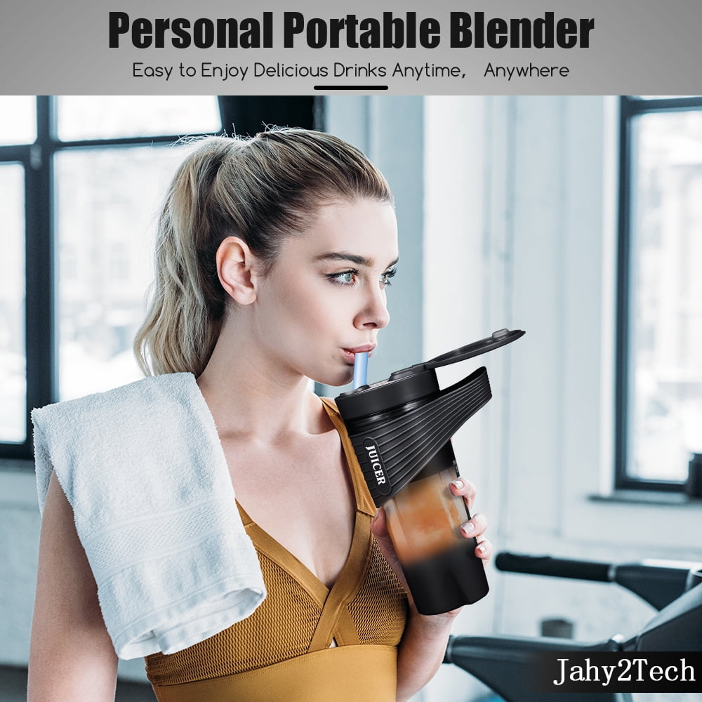 Paddsun Portable Blender, Blender for Shakes and Smoothies Rechargeable Personal Blender, Mini Blender with Ultra Sharp Four Blades Multifunctional Blender Bottle