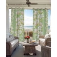 thumbnail image 3 of Spring Floral Black Out Curtains 84 Inch Long for Living Room, Watercolor Orchid Flowers Leaves Botanical Green Blackout Curtain Shade Thermal Window Curtains Grommet Drapes 42"x84" 2 Panels, 3 of 8