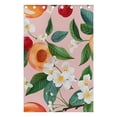 thumbnail image 4 of Cherries Flowers Peaches Black Out Curtains 84 Inch Length for Bedroom Living Room Windows 2 Panels Set, 4 of 6