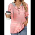 thumbnail image 3 of Sudaderas con Capucha de Moda para Mujer, Sudaderas Holgadas de Gran Tamaño, Camisetas de Larga, Corte Holgado Rosa L, 3 of 10