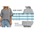thumbnail image 5 of MOSHU Oversized T Shirts for Women Quilting Stitching Womens Shirts Classic Trendy Casual Tops, 5 of 5