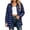Blue, variant on Women's Vintage Oversized Plaid Shirt Coat Long Sleeve Loose Button Down Shacket Streetwear Y2K Casual Outfit Fall Layering Outerwear Light Brown