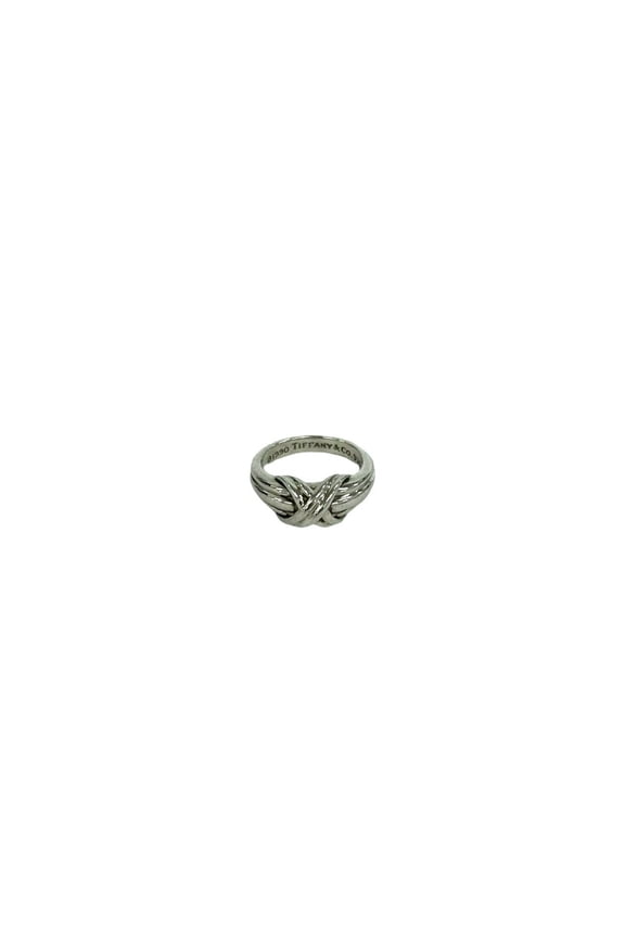 Pre-Owned TIFFANY&Co. Tiffany Signature Ring, Sterling Silver 925, Accessory, Silver, 61089