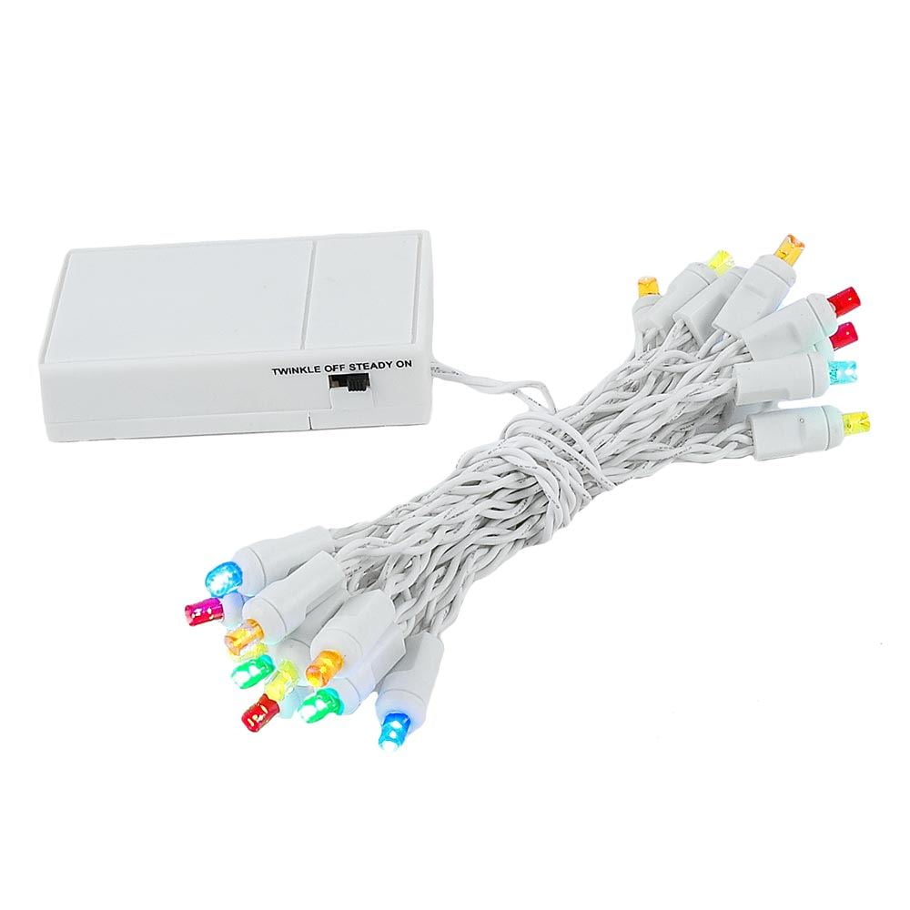 Novelty Lights 20 Light Battery Operated LED Christmas Mini Light Set