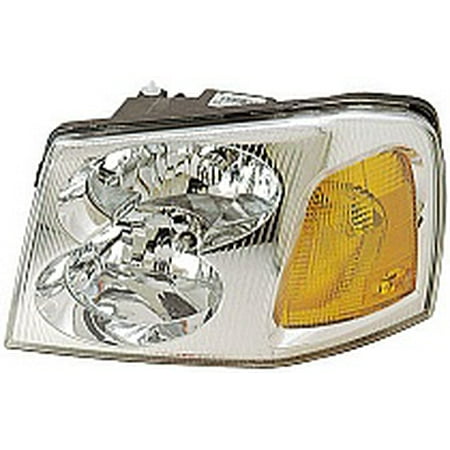 Replacement Headlight Cover Go-Parts » 2002 - 2009 GMC Envoy Front Headlight Headlamp Assembly Front Housing / Lens / Cover - Left (Driver) 15866071 GM2502220 Replacement For GMC Envoy ()
