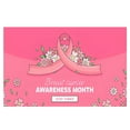 thumbnail image 1 of Fotografía De Fondo Para La Concienciación Sobre El Cáncer De Mama. Pancarta Con Lazo Del Cáncer De Mama. Decoración Para Fiesta De Concienciación Sobre El Cáncer De Mama., 1 of 6