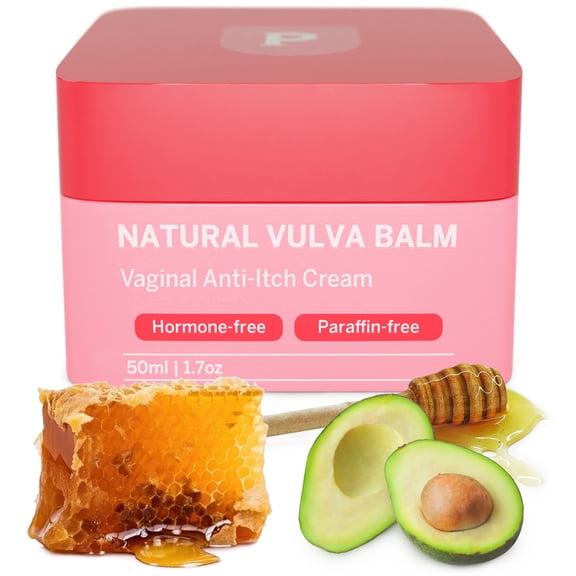 Pixie Vaginal Moisturizer Cream For Dryness & Itch - Vulva Balm Moisture Cream - Hydrates and Soothes - An All-Natural Hormone Free Menopause Relief - Intimate Skin Care Health Cream (1.7oz)