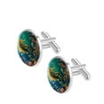 thumbnail image 2 of Sea Horse Elegant Dress Shirt Cufflinks Set Made of Stainless Steel for Formal Occasions, 2 of 6
