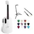 thumbnail image 1 of Guitarra LAVA ME PLAY 36 con funda Lite White Frost con soporte y cable, 1 of 9