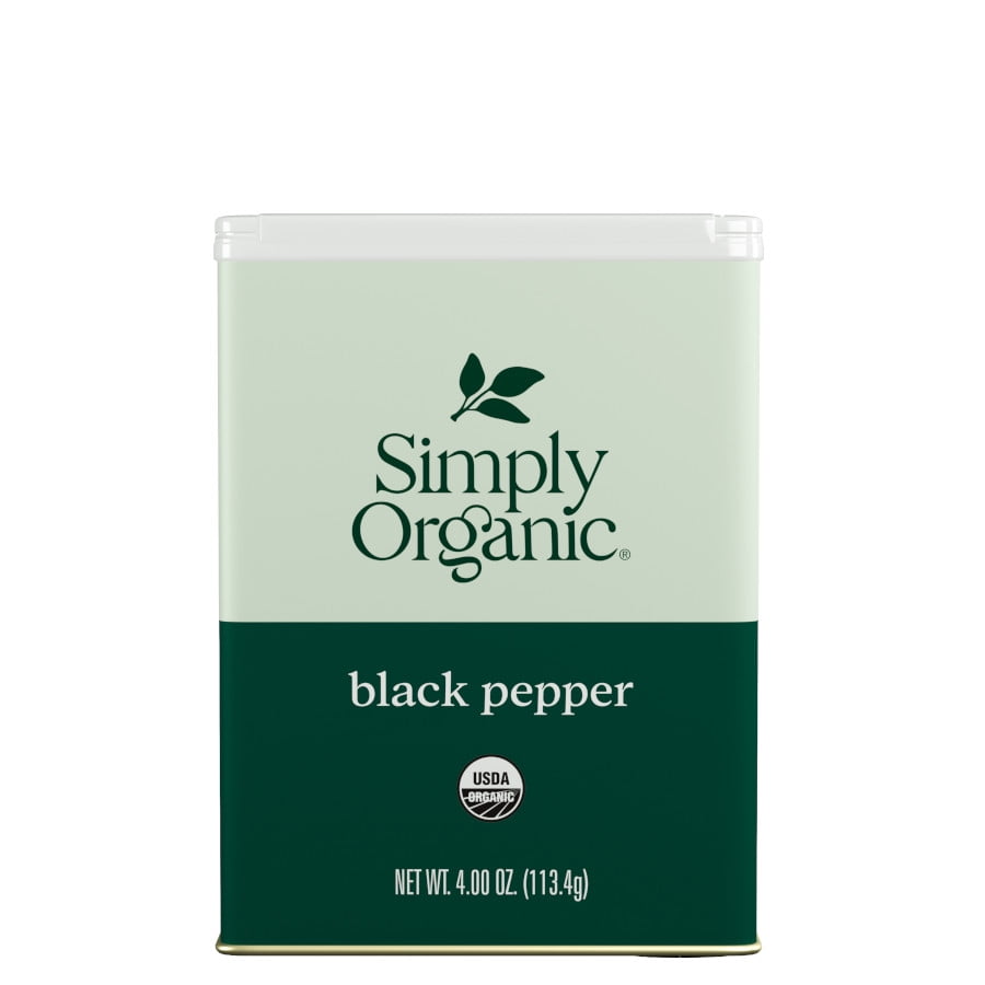 Simply Organic Black Pepper, 4.00 oz.