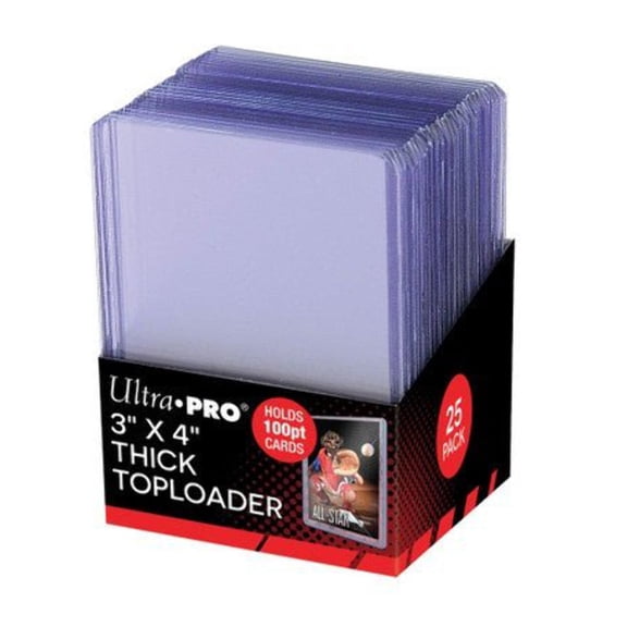 Ultra Pro 3X4 Top Load 100 Point, 25 Count Pack