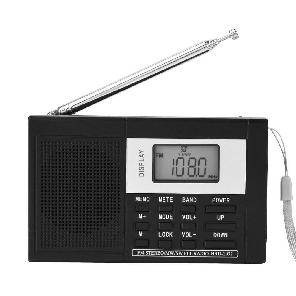 Tebru Portable Mini FM Radio DC 5V ABS High Sensitivity Portable Mini ...