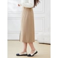 thumbnail image 2 of A long skirt with slit slits, 2 of 5