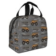 thumbnail image 2 of Easygdp Construction Machines Bolsa Térmica Premium - Tela Oxford Impermeable, Gran Capacidad, Bolsillo Frontal, Unisex para Trabajo, Escuela, Actividades al Aire Libre y Picnics, 2 of 8