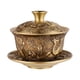 thumbnail image 5 of Juego de tazas de té y café de latón con tapa, vaso para beber, juego de taza de té y platillo, taza para beber y platillo para bebidas, restaurantes,, 5 of 8