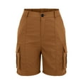 thumbnail image 3 of Women's Cargo Shorts Casual Summer High Waisted Casual Shorts for Women Trendy Summer Hiking Shorts Outdoor Outfits, Limited Time, 3 of 5