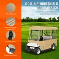 thumbnail image 5 of KFFKFF Golf Cart Cover 4 Passenger Outdoor Polyester Full Cover Waterproof & Dustproof Storage for EZ Go Club Yamaha Cart, 5 of 9