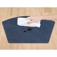 thumbnail image 3 of REGALWOVEN Set of 6 Faux Leather Placemats for Kitchen Dining Table Decor Washable Heat Resistant Table Placemats Wipeable Table Mat Dark Blue 19*12in, 3 of 7