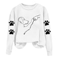 thumbnail image 2 of Neewe Womens Oversized Sweatshirts Hoodies Fleece Crewneck Sweaters MXsual Tops Comfy Fall Fashion Outfits Winter Clothes 2025, 2 of 4