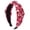 E, variant on Minjewel Valentine's Day Heart Printed Fabric Knot Headband for Women, Sweet & Versatile Party Hair Accessory, Daily Wear for Holidays & Celebrations,A