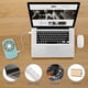 thumbnail image 5 of Handheld Fan Mini Fan Powerful Small Personal Portable Fan Speed Adjustable USB Rechargeable Cooling for Home Office Outdoor Travel, 5 of 5