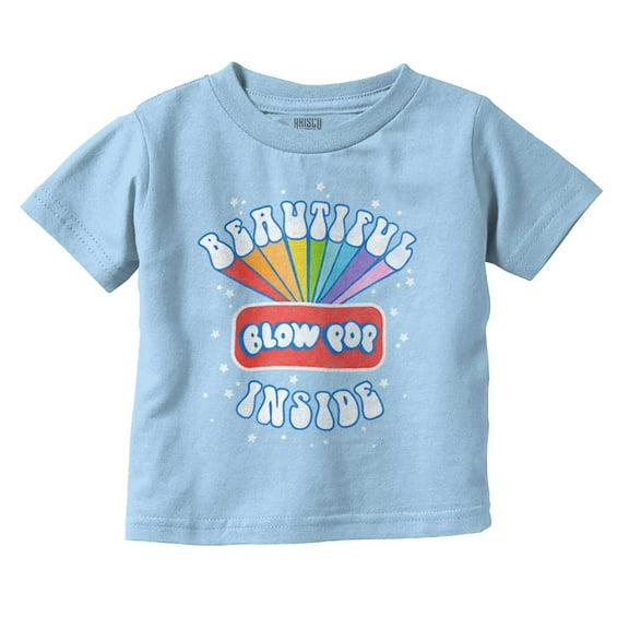 Retro Candy Logo Beautiful Inside Toddler Boy Girl T Shirt Infant Toddler Brisco Brands 7T
