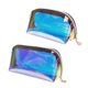 thumbnail image 1 of Bolso holográfico de maquillaje transparente con organizador de cosméticos holográfico con cremallera, 1 of 5