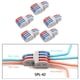 thumbnail image 1 of Surtido es de cables de empalme Cones de cable de cableado de palanca 5x Terminal para automóviles Altavoces Cajas eléctricas Ventilador compactas LT-422 Soledad Terminal de conector de cable, 1 of 10
