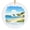 Cathedral Cove 1, variant on Sydney Olympic Park Ceramic Travel Ornament, Australia Christmas Ornament, Souvenir Keepsake