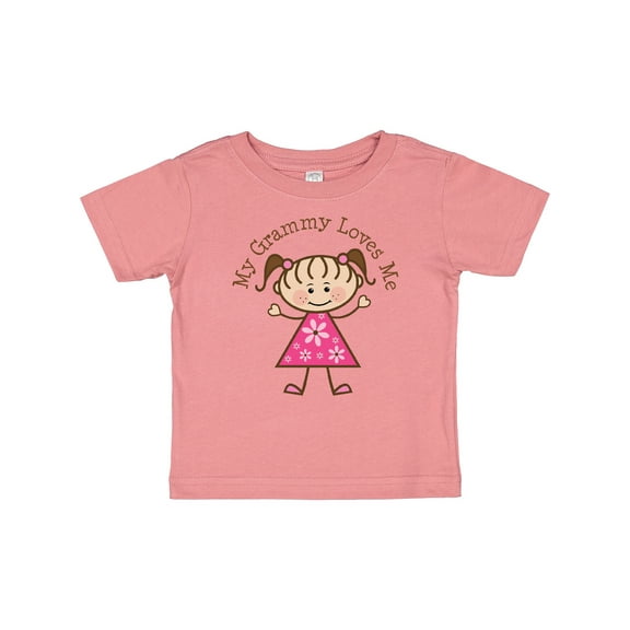 Inktastic My Grammy Loves Me Girls Baby T-Shirt