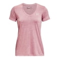 thumbnail image 3 of Camiseta Under Armour Tech mujer cuello en V con manga corta rosa Talla XS, 3 of 6