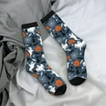 thumbnail image 5 of Cauagu Halloween Print Crew Socks for Women and Men,Adult Athletic Running Socks 1-Pair Sports Socks Work Gear Socks with Moisture Wicking, 5 of 6